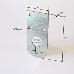 Anchor Plate Keyhole