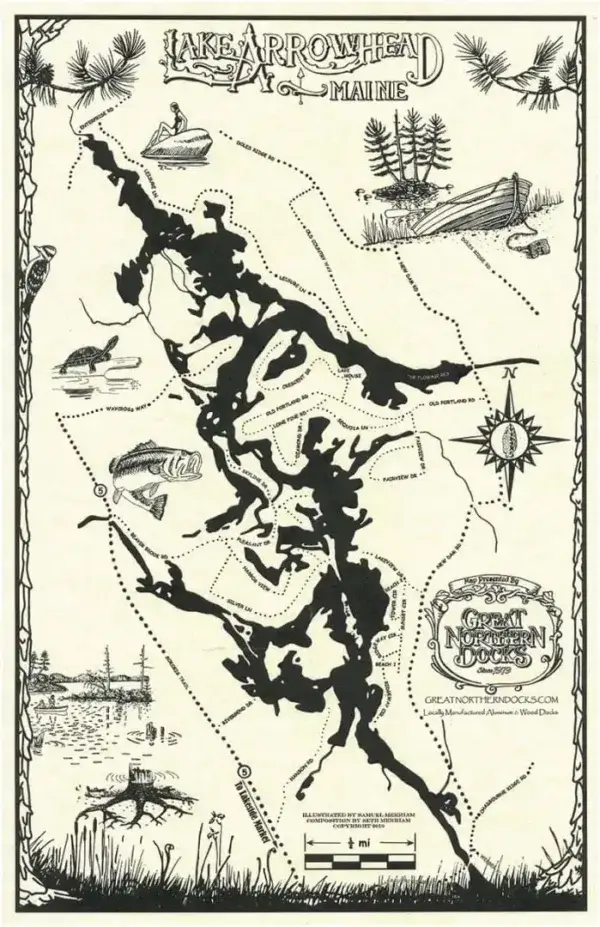 Lake Arrowhead | Lake Maps & Merch | Great Northern Docks