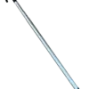 The Telescoping Boat Hook features a long aluminum pole with a black handle and red tip, ideal for cleaning hard-to-reach areas on Great Northern or Maine Docks.