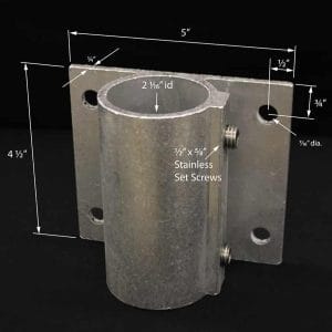 Flush Mount Pipe Bracket