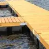 This 8-pack Dock Hinge Bolt with Nylock Nut securely connects your dock’s brackets and planks for sturdy support over the water.